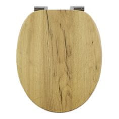 shumee NOTRANJOST POGONA NA VSA ŠTIRJA KOLESA 1977 Amargura MDF WC deska z mehkim zapiranjem, leseni vzorec