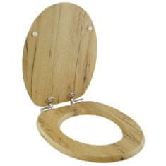 shumee NOTRANJOST POGONA NA VSA ŠTIRJA KOLESA 1977 Amargura MDF WC deska z mehkim zapiranjem, leseni vzorec