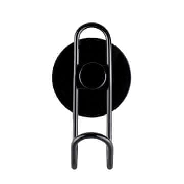 shumee AWD INTERIOR 1663 črn lepljen stenski obešalnik