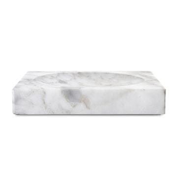 shumee Posodica za milo Q-BATH PREMIUM DECOR 1521, kararski marmor