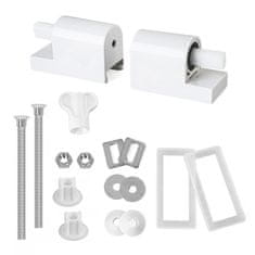 shumee FOXTROT 1969 straniščna deska z mehkim zapiranjem, duroplast, bela