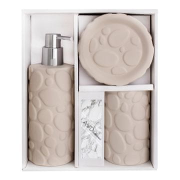 shumee Kopalniški set CEILON, keramika, dozirnik mila, skodelica, posodica za milo