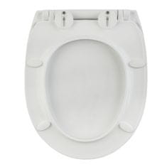 shumee Mehko zapiranje, odstranljiva straniščna deska AWD INTERIOR 1443 Bolero duroplast bela