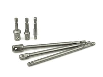 GEKO Komplet adapterjev za svedre 1/2" 3/8" 1/4" 6 kosov G10172