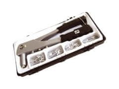 Extol Craft Klešče za zakovice + komplet zakovic, 60 kosov, za slepe zakovice 2,4-3,2-4,0-4,8 mm iz Al materiala, 7532