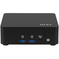 MSI Mini namizni računalnik Cubi NUC AI 1UMG-073BEU barebone Core Ultra 7 / Wi-Fi 6E + BT / 2x2.5Gbps (črn)