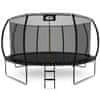 Aga SPORT EXCLUSIVE Trampolin 430 cm Črna + zaščitna mreža + lestev