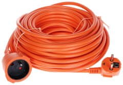 PODALJŠEK Z OZEMLJITVIJO PS-3X1,5-20M/ORANŽNA 20m