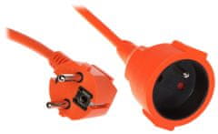 PODALJŠEK Z OZEMLJITVIJO PS-3X1,5-30M/ORANŽEN 30m