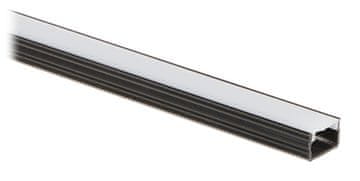 shumee PROFIL S SENČNIKOM ZA LED TRAKOVE PR-LED/SB2/2M NADOMETNI, ČRN
