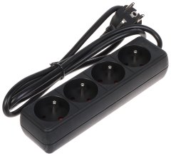 RAZDELILNIK PR-1,5M-4G/B (4 VTIČNICE) 1,3 m