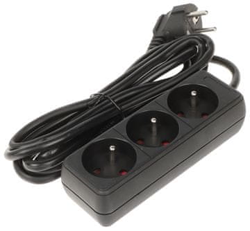 shumee PR-3M-3G/B PODALJŠEVALNIK (3 VTIČNICE) 2,8 m