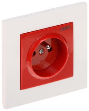 shumee ENOJNA VTIČNICA Z OKVIRJEM SANTRA/4142-10/EPN 230V 16A Elektro-Plast