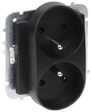 shumee DVOJNA VTIČNICA SANTRA/4143-19/EPN 230V 16A Elektro-Plast