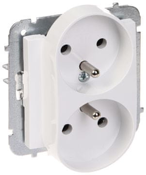 shumee DVOJNA VTIČNICA SANTRA/4143-10/EPN 230V 16A Elektro-Plast