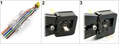 RJ45T/6*P100 MODULARNI VTIČ EZ TIP