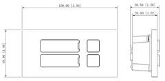 Dahua MODUL TIPKOVNICE VTO4202F-MB2 ZA MODUL VTO4202F-P