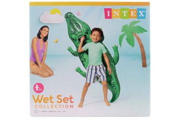 Intex Napihljiv krokodilji naskočnik 168 x 86 cm