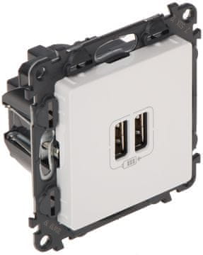 LEGRAND LE-753112 Valena Life 2 USB VRATA 2,4 A/5 V POLNILNA VTIČNICA