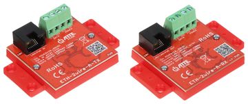 shumee KOMPLET PRETVORNIKOV UTP / 2-ŽIČNIH ZA PRENOS LAN+POE ETH-2WIRE-A-SET KOMPLET 2 ATTE KOSOV