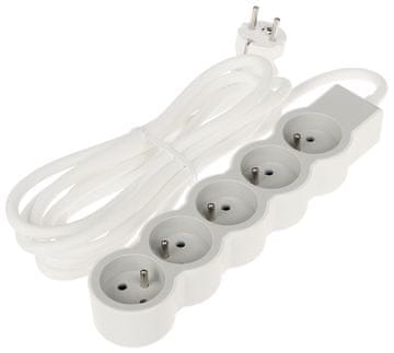 shumee RAZDELILNIK LE-049492 (5 VTIČNIC) 3 m LEGRAND