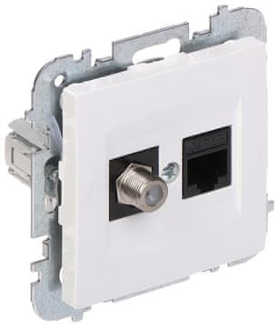shumee SANTRA/4190-10/EPN KONČNA VTIČNICA TIP F + RJ45 Elektro-Plast