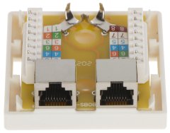 DVOJNA VTIČNICA RJ45-2G5/6