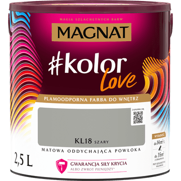 Śnieżka Magnat #kolorLove KL18 siva 2,5 l