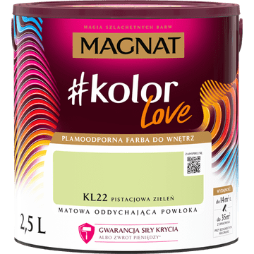 shumee Magnat #kolorLove KL22 pistacija zelena 2,5 l