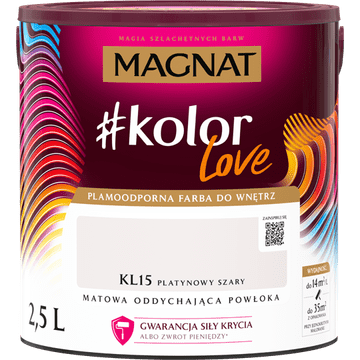 Magnat #kolorLove KL15 platinasto siva 2,5 l