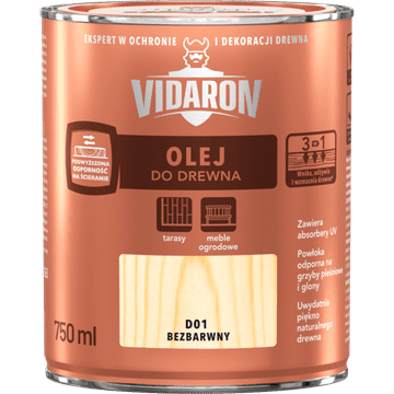 shumee Vidaron lesno olje brezbarvno D01 0,75 l