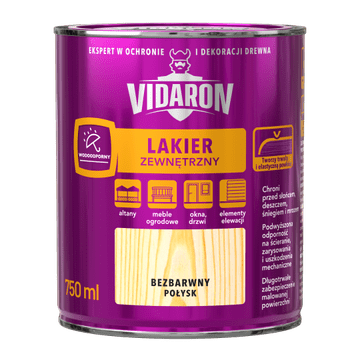 shumee VIDARON ZUNANJI LAK ZA LES SIJAJNI 0,75 L