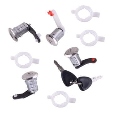 shumee Komplet 4 vložkov za ključavnice vrat Mascott Master Movano Interstar 1998-2010 - FT93911