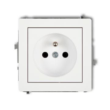shumee KARLIK DECO MEHANIZEM Z ENOJNO VTIČNICO Z/U 2P+Z 12DGP-1ZP BELA
