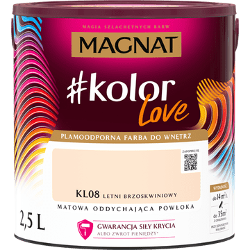 shumee MAT ZRAČNA LATEKS BARVA MAGNAT #kolorlove poletna breskev KL08 2,5 l
