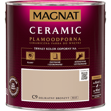 shumee MAGNAT CERAMIC KERAMIČNA STENSKA BARVA DELICATE BRONZITE C9 2,5 L