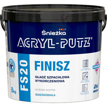 shumee ACRYL PUTZ FINISH GOTOV KIT ZA ZAKLJUČNE MASE FS20 8 KG