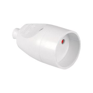 slomart Enojna vtičnica PLASTROL GN-161, 16A, 250V, razstavljiva (brez ozemljitve)