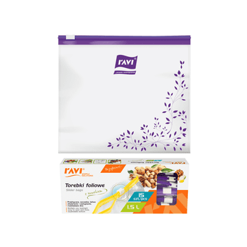 shumee RAVI VREČKE Z ZADRGO 3,5 L 1,5 L 15 kosov.