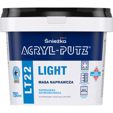 shumee ACRYL PUTZ LIGHT LT22 0,25L SUPER LAHKI HITROSUŠEČI KIT