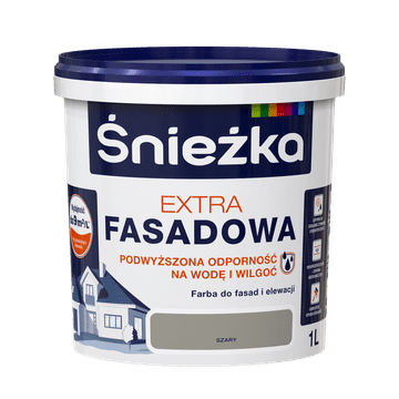 shumee ŚNIEŻKA EXTRA FASADNA BARVA SIVA 1L