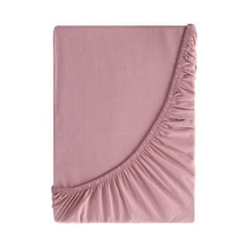 shumee EUROFIRANY RJUHA Z NASTAVLJIVIM TEKSTUROM, BOMBAŽNA, OSNOVNA, 160 X 200 X 30 CM, PRAHLAVO ROZA