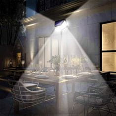 shumee 100 LED solarna svetilka s senzorjem gibanja in mraka, 600 lumnov, 1800 mAh 3,2V baterija