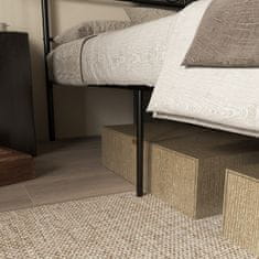 Homestar Postelja 95x211x106 cm Črna