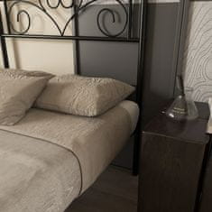 Homestar Postelja 95x211x106 cm Črna