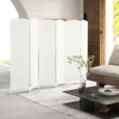 Homestar Prostorilni razdelilec 6-panelni zložljiv 240x16x170 cm bel