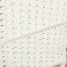 Homestar Prostorilni razdelilec 6-panelni zložljiv 240x16x170 cm bel