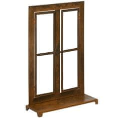 Homestar Okrasno okno 55x19x80 cm rjavo