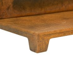 Homestar Okrasno okno 55x19x80 cm rjavo