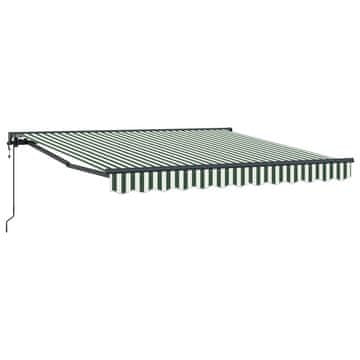 Vidaxl Okvir tende Zelena in Bela 300 x 250 cm Poliester s PU premazom